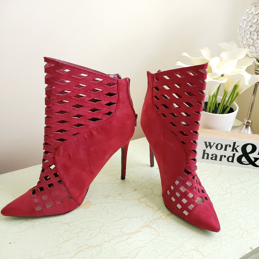 Red Booties - Picture 2 of 3